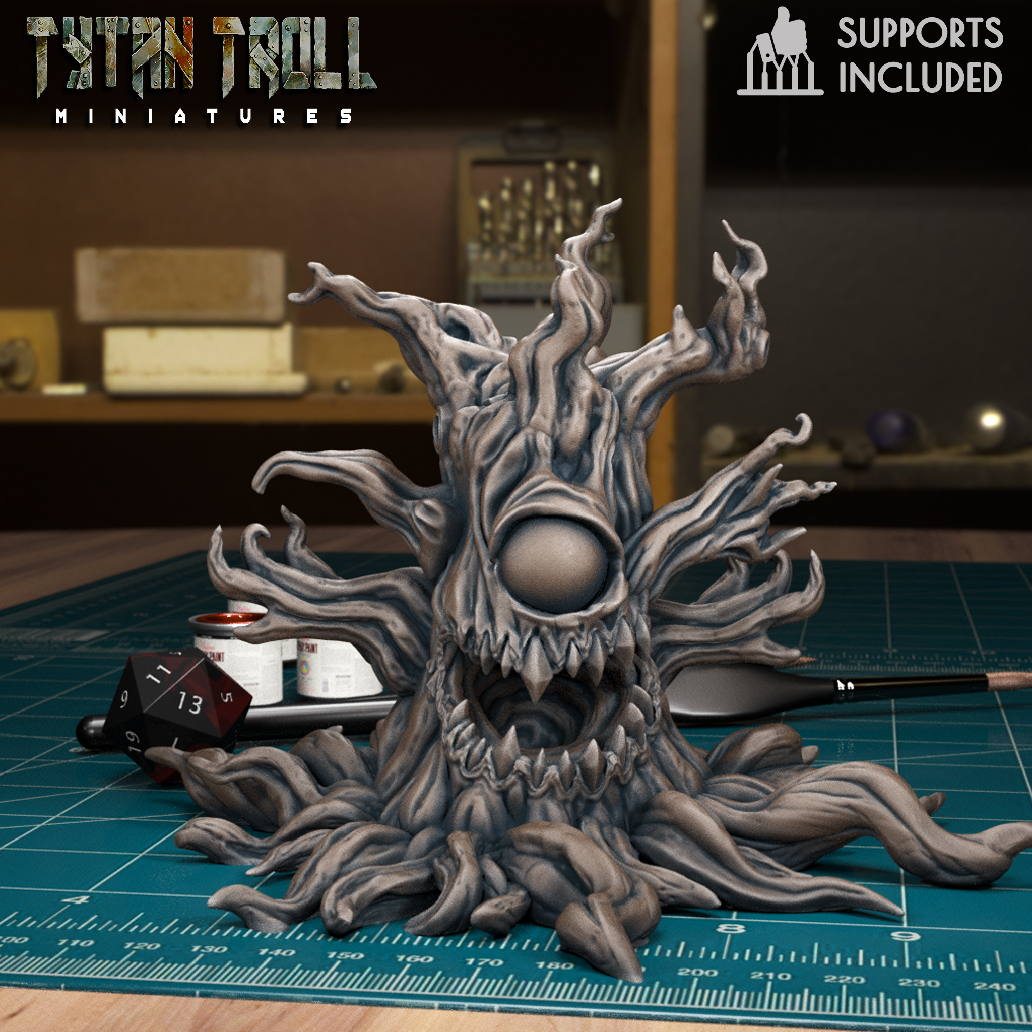 Haunted Tree 01 [Pre-Supported]